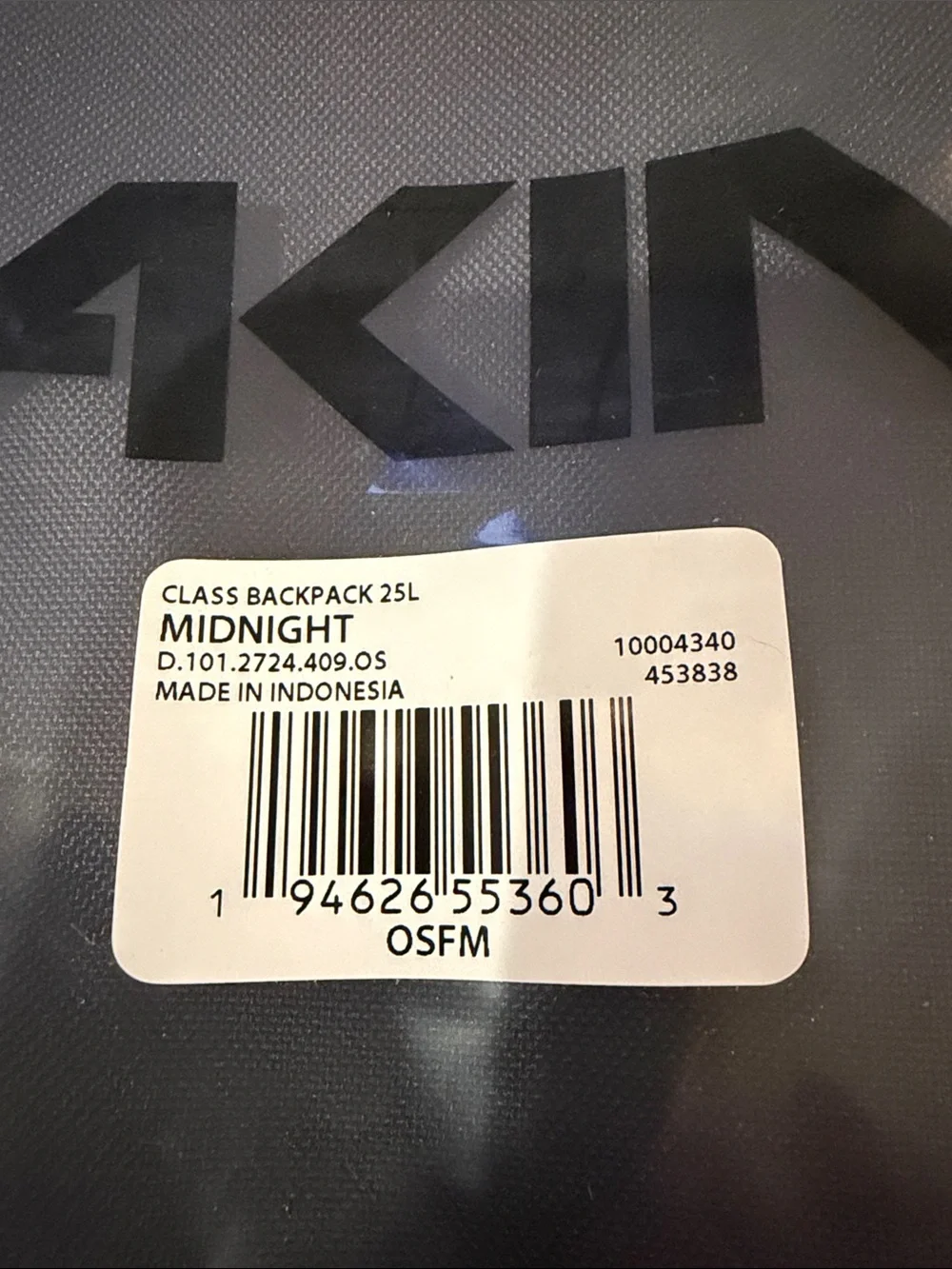 Dakine Midnight Navy Class 25 L Backpack/NWT